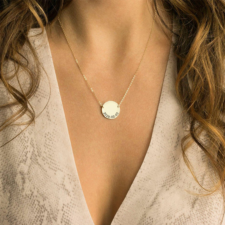 Circle Pendant Necklace