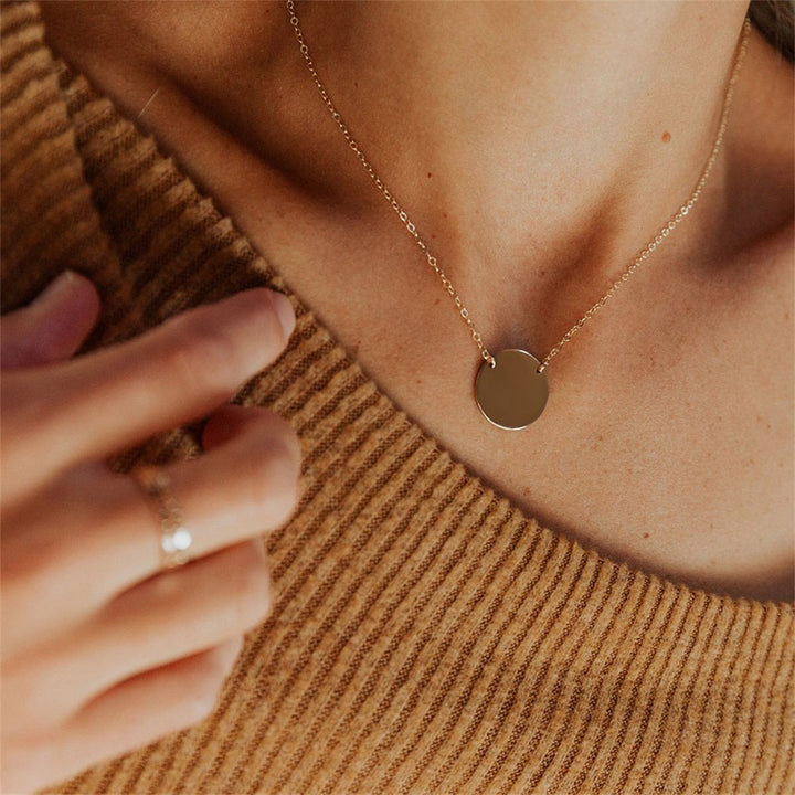 Circle Pendant Necklace