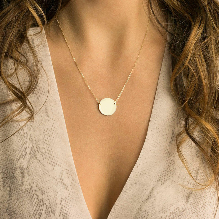 Circle Pendant Necklace